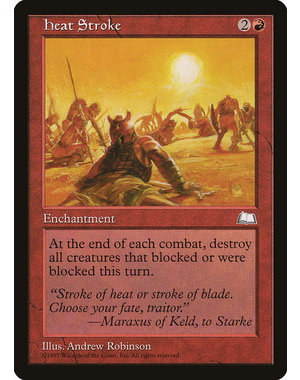 Magic: The Gathering Heat Stroke (107) Heavily Played