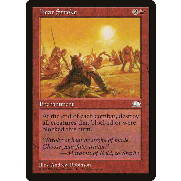 Magic: The Gathering Heat Stroke (107) Heavily Played