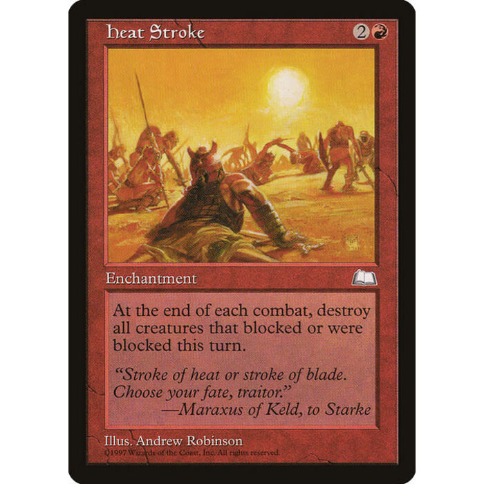 Magic: The Gathering Heat Stroke (107) Heavily Played