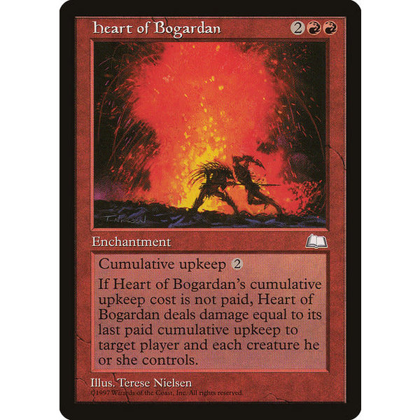 Magic: The Gathering Heart of Bogardan (106) Lightly Played