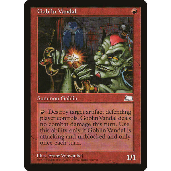 Magic: The Gathering Goblin Vandal (105) Lightly Played