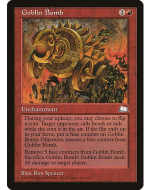 Magic: The Gathering Goblin Bomb (103) Heavily Played