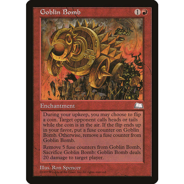 Magic: The Gathering Goblin Bomb (103) Heavily Played