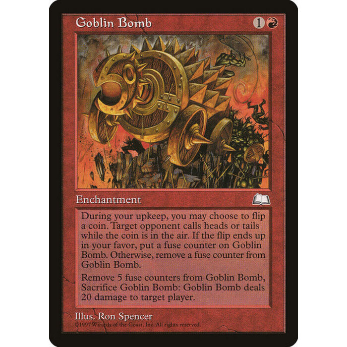 Magic: The Gathering Goblin Bomb (103) Heavily Played