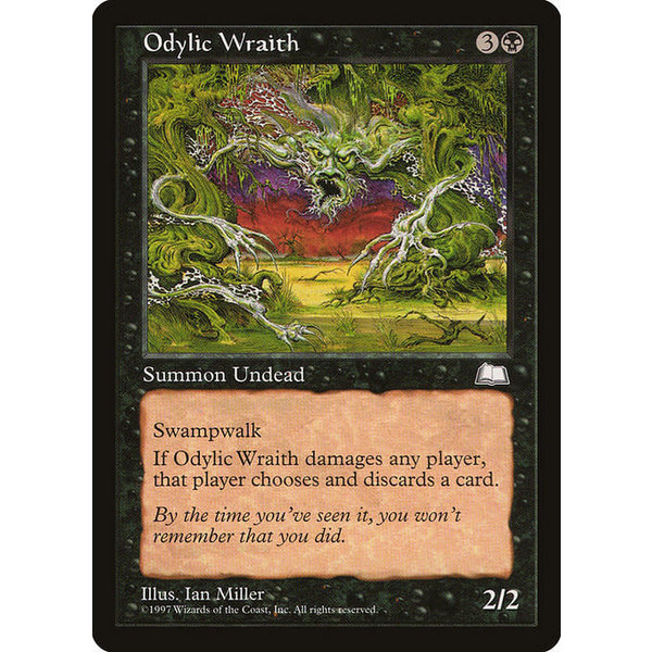 Magic: The Gathering Odylic Wraith (077) Lightly Played