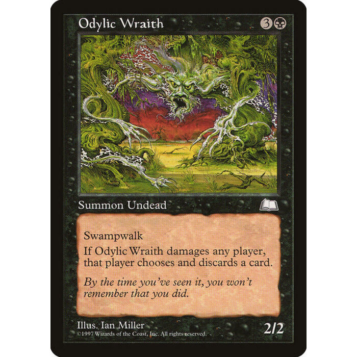 Magic: The Gathering Odylic Wraith (077) Lightly Played