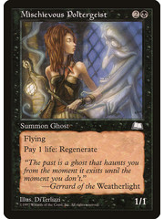 Magic: The Gathering Mischievous Poltergeist (074) Lightly Played