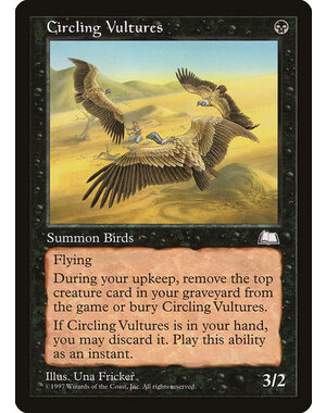 Magic: The Gathering Circling Vultures (064) Lightly Played