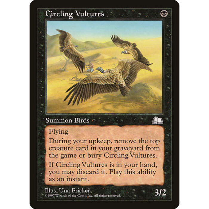 Magic: The Gathering Circling Vultures (064) Lightly Played