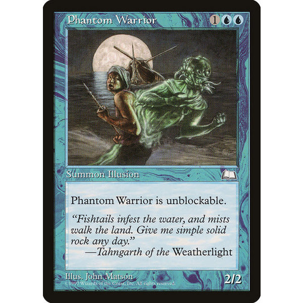 Magic: The Gathering Phantom Warrior (048) Lightly Played