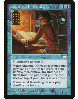 Magic: The Gathering Ancestral Knowledge (032) Lightly Played