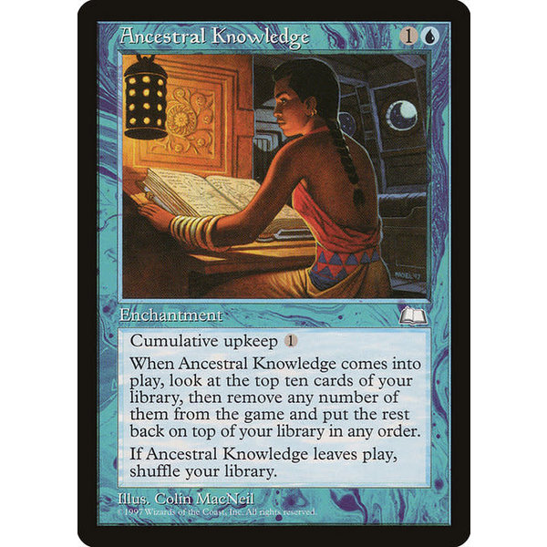 Magic: The Gathering Ancestral Knowledge (032) Lightly Played