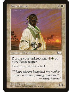 Magic: The Gathering Peacekeeper (022) Heavily Played
