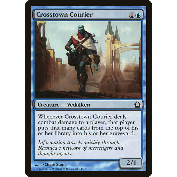 Magic: The Gathering Crosstown Courier (034) Moderately Played