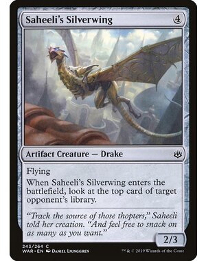 Magic: The Gathering Saheeli's Silverwing (243) Lightly Played