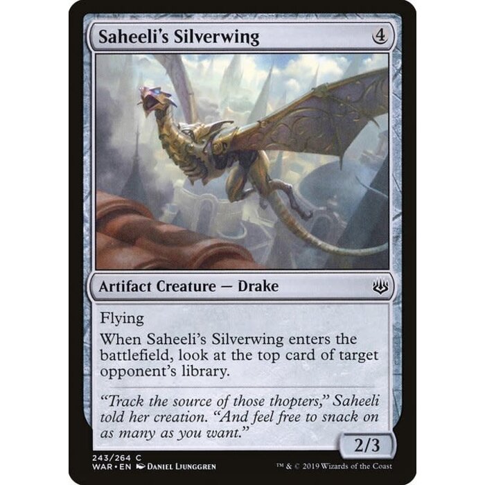 Magic: The Gathering Saheeli's Silverwing (243) Near Mint
