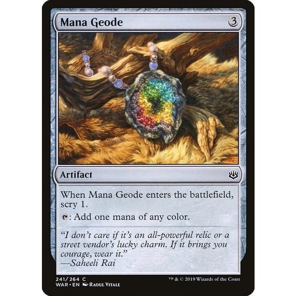 Magic: The Gathering Mana Geode (241) Lightly Played