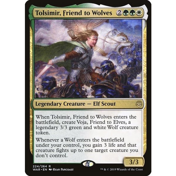 Magic: The Gathering Tolsimir, Friend to Wolves (224) Lightly Played