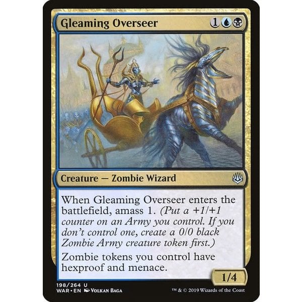 Magic: The Gathering Gleaming Overseer (198) Lightly Played