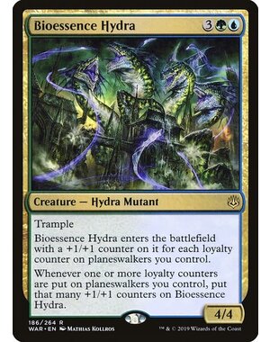 Magic: The Gathering Bioessence Hydra (186) Moderately Played