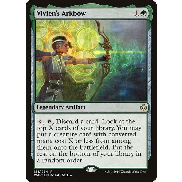 Magic: The Gathering Vivien's Arkbow (181) Lightly Played