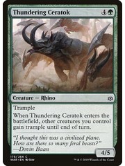 Magic: The Gathering Thundering Ceratok (179) Lightly Played