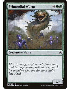Magic: The Gathering Primordial Wurm (174) Lightly Played