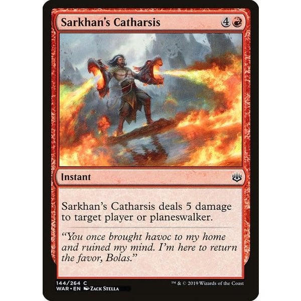 Magic: The Gathering Sarkhan's Catharsis (144) Lightly Played