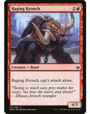 Magic: The Gathering Raging Kronch (141) Lightly Played