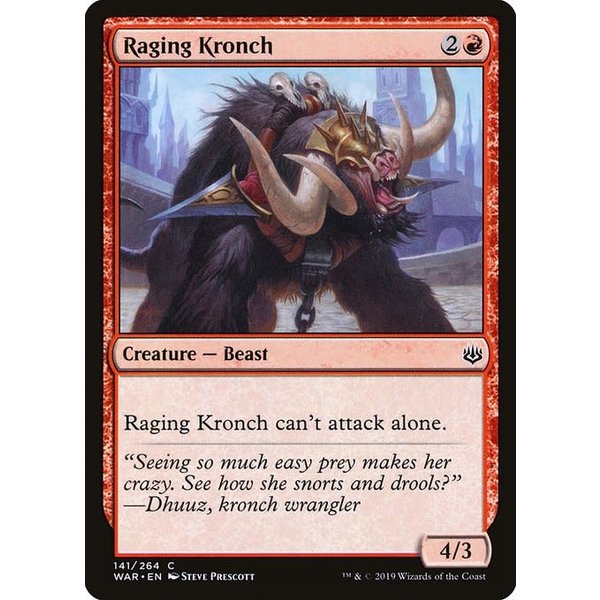 Magic: The Gathering Raging Kronch (141) Near Mint