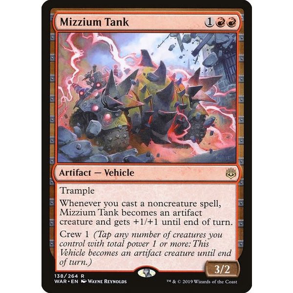 Magic: The Gathering Mizzium Tank (138) Lightly Played Foil
