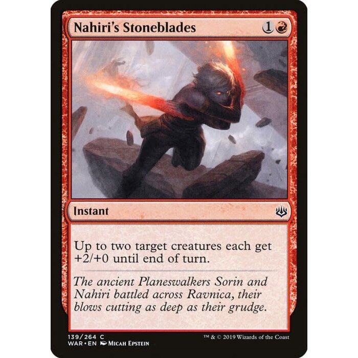 Magic: The Gathering Nahiri's Stoneblades (139) Near Mint