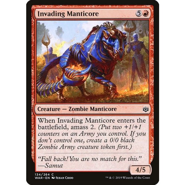 Magic: The Gathering Invading Manticore (134) Near Mint