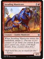 Magic: The Gathering Invading Manticore (134) Lightly Played