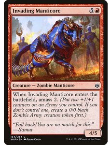 Magic: The Gathering Invading Manticore (134) Lightly Played