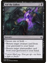 Magic: The Gathering Aid the Fallen (076) Heavily Played