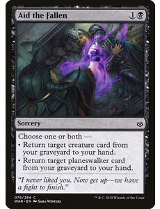 Magic: The Gathering Aid the Fallen (076) Heavily Played