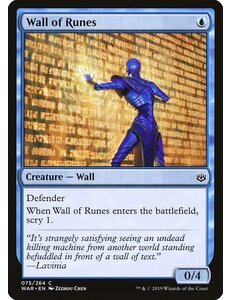 Magic: The Gathering Wall of Runes (075) Near Mint
