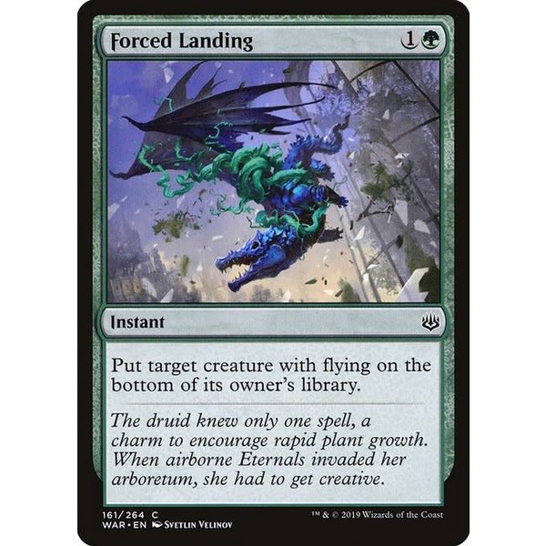 Magic: The Gathering Forced Landing (161) Lightly Played