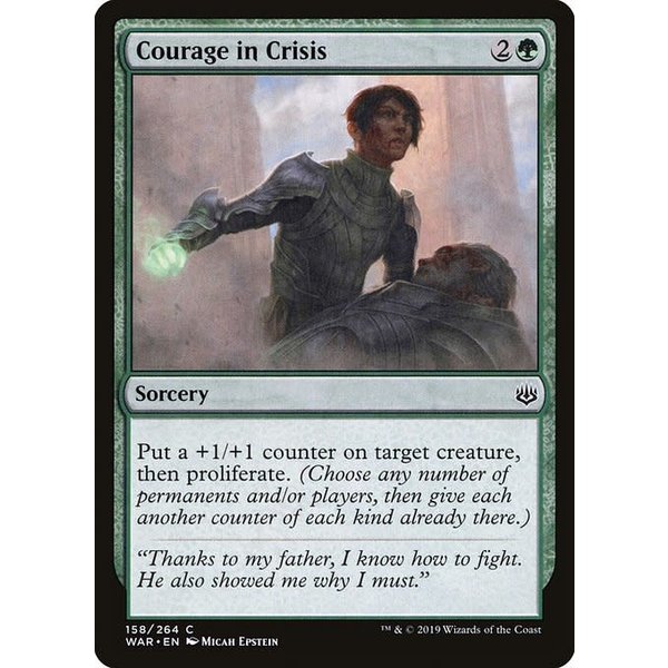 Magic: The Gathering Courage in Crisis (158) Lightly Played