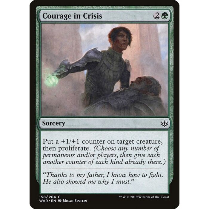 Magic: The Gathering Courage in Crisis (158) Lightly Played
