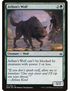 Magic: The Gathering Arlinn's Wolf (151) Lightly Played