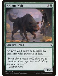 Magic: The Gathering Arlinn's Wolf (151) Near Mint
