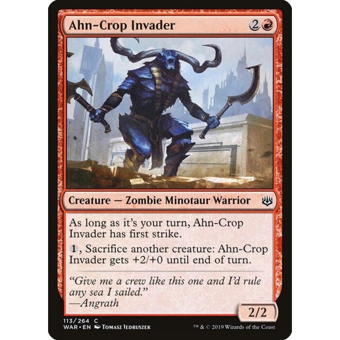 Magic: The Gathering Ahn-Crop Invader (113) Near Mint