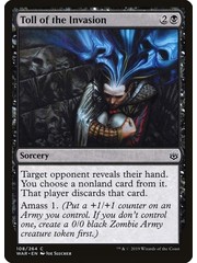 Magic: The Gathering Toll of the Invasion (108) Heavily Played