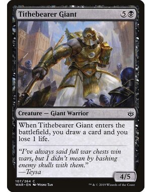 Magic: The Gathering Tithebearer Giant (107) Lightly Played