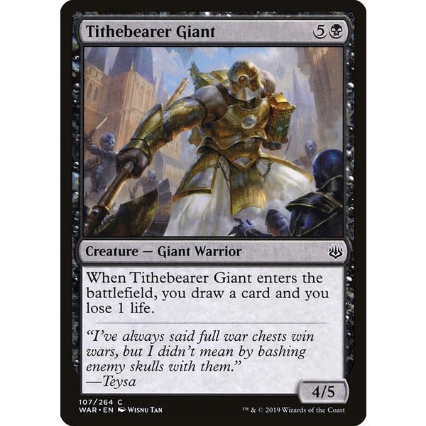 Magic: The Gathering Tithebearer Giant (107) Near Mint