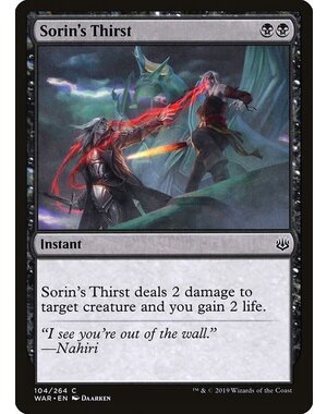 Magic: The Gathering Sorin's Thirst (104) Lightly Played