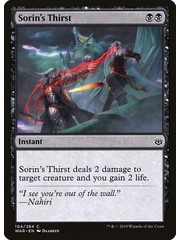 Magic: The Gathering Sorin's Thirst (104) Near Mint