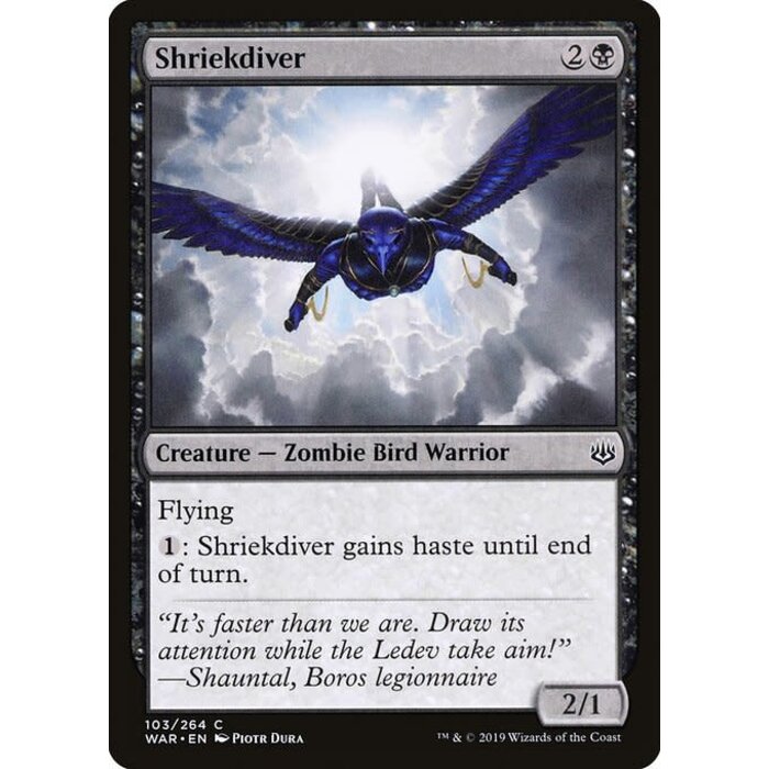 Magic: The Gathering Shriekdiver (103) Lightly Played